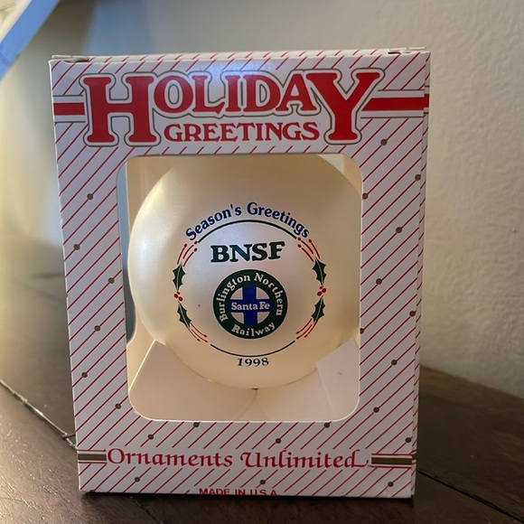1998 Burlington Northern Santa Fe Ornament - Picture 1 of 3